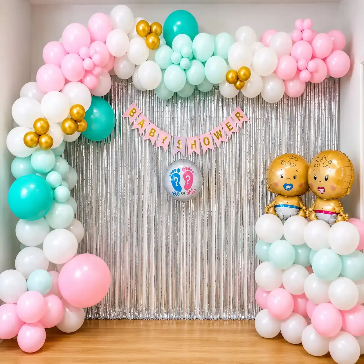 Pastel Balloon Wall